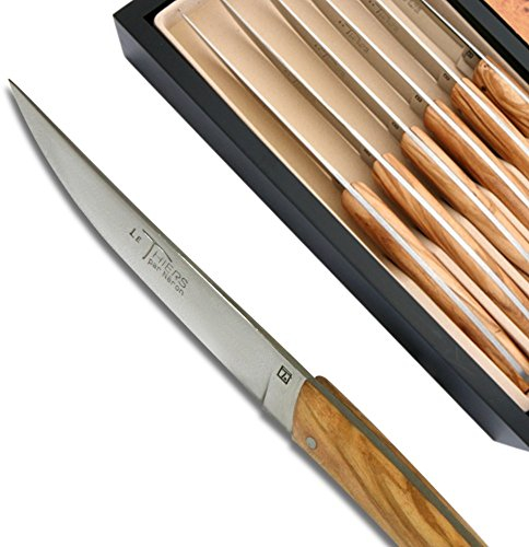 Set 6 Couteaux Thiers Bois d'Olivier