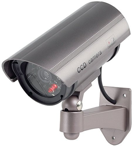 Konig SEC DUMMYCAM30 Telecamera finta CCTV per esterno con LED lampeggiante IR (finto)