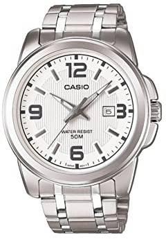 Casio MTP-1314D-7A_P Women's Analogue Quartz Watch with Stainless Steel Strap