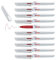 edding 1700 VARIO Fineliner - rot - 10 Stifte - feine Rund-Spitze 0,5 mm - mit Griffzone für bequemes und angenehmes Schreiben - präzises Schreiben und Unterschreiben auf Papieroberflächen