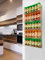 Neo Chrome Steel Shelves Tier Spice Rack Jar Holder for Wall or Kitchen Cupboard Cabinet Storage Organiser (6 Tier)