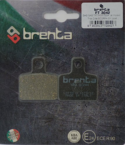 Brenta Bremsbeläge Organische Motorrad für Beta, Factory, Gas Gas, Honda, Husqvarna, SCORPA