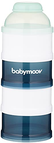 Babymoov Milchpulver-Portionierer, arctic blue, 4 Fächer