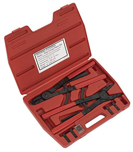 Sealey Ak8501 Circlip Pliers Set Internal/External 400Mm Heavy-Duty