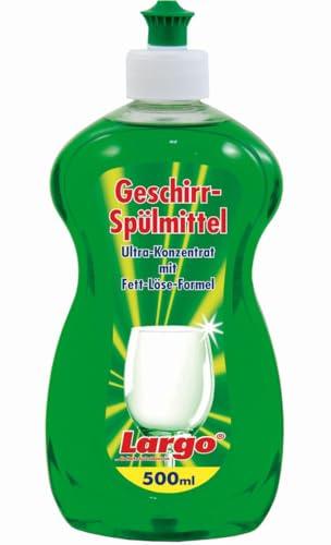 Spülmittel 500 ml LARGO Ultra Konzentrat/Geschirrspülmittel/Spüli/Spülmittelkonzentrat/Reinigungsmittel