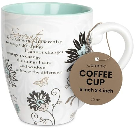 Pavilion Gift Mark My Words 4-3/4-Inch Serenity Mug, 20-Ounce