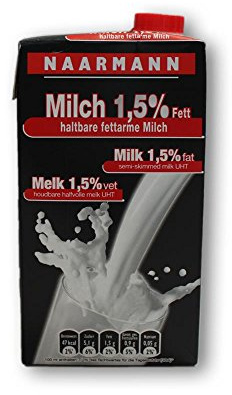 Naarmann H-Milch 1,5% (1L mit Schraubverschluss)