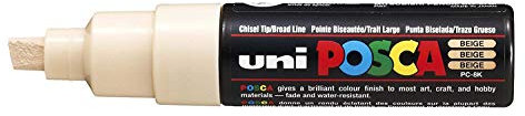 Posca Uni-Ball PC-8K Marqueur Beige