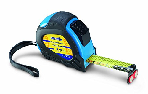 AUSONIA metro a nastro magnetico flessometro retrattile da 8 metri con sistema autobloccante e cinturino larghezza 25 mm