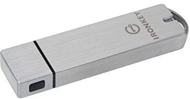 Kingston IronKey S1000 Encrypted USB Flash Drive 64GB On-Device Cryptochip and FIPS 140-2 Level 3 Certified-IKS1000B/64GB