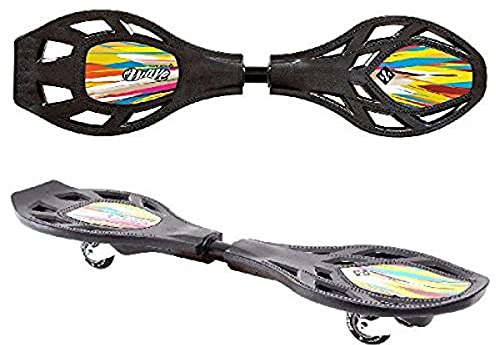 Streetsurfing Street Surfing Waveboard Wave LX-Design: Explosive, Schwarz, 87 x 17 x 19 cm