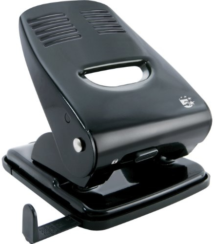 5 Star 918591 Registraturlocher, 40 Blatt, schwarz