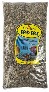 Geißler Aquarienkies 4-8mm dunkel 25 kg, Bodengrund