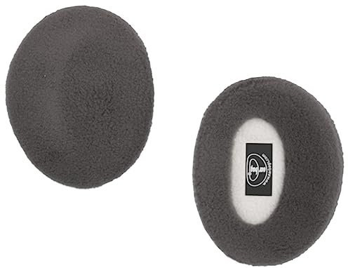 Earbags Ohrenwärmer Standard, dunkelgrau, S, earbags Fleece
