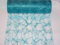 HKT Home Deco Sizoweb türkis Petrol blau Tischdeko Tischband Tischläufer Tischdecke Vlies Deko 150cm lang, 30cm breit