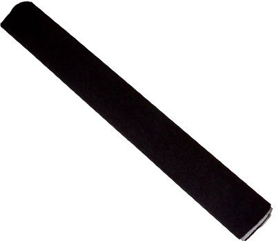 Moquette acoustique adhésive universelle pour revêtement caisson, couleur noir, 70 x 140 cm -