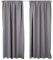 WOLTU Tende Oscuranti Termiche Isolanti per Finestra Tenda Opaca Senza Occhielli 2 Pannelli 135x225 cm, Grigio scuro