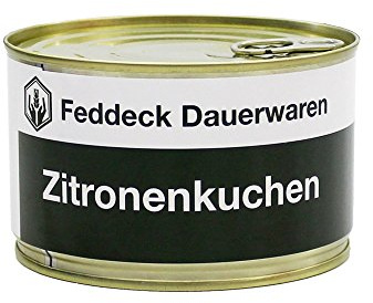 Dosenkuchen Zitronenkuchen, in der Dose gebacken, 160 g