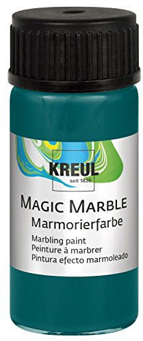KREUL 73213 Magic Marble Marmorierfarbe, 20 ml, türkis