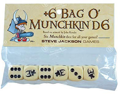 Steve Jackson Games 5514 - +6 Bag O'Munchkin D6