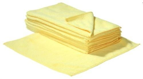 100 x SBS Paño microfibra 40 x 40 cm amarillo Paños De Microfibra Paño De Microfibra