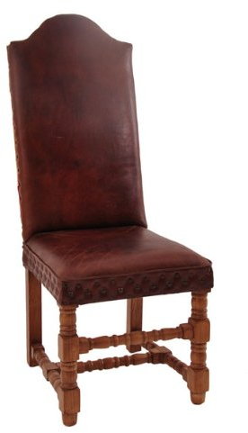 Esszimmerstuhl Stuhl Victoria Vintage Leder Jute Küchenstuhl