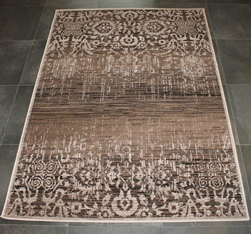 Lalee 347221851 Moderner Designer Teppich Muster Farbverlauf Neu Größe 120 x 170 cm , beige