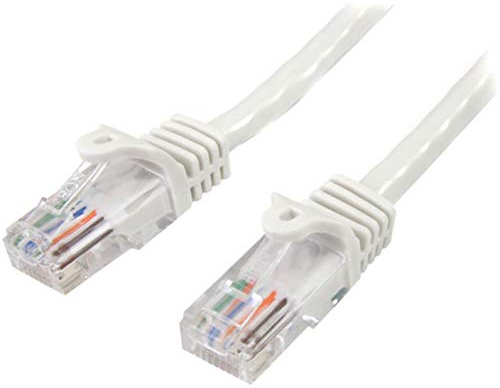 StarTech Cat5e Patch Cable With Snagless RJ45 Connectors 2M White