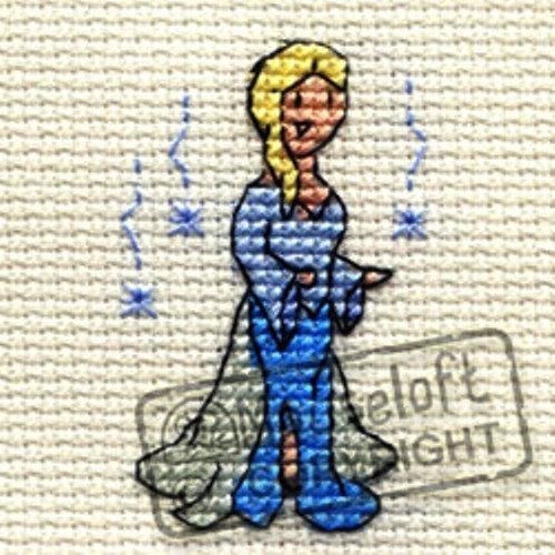 Mouseloft Mini Cross Stitch Kit - Princess, Stitchlets Collection