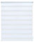 Duo Doppelrollo Klemmfix Fensterrollo ohne Bohren mit Pendelsicherung weiß 80 x 160 cm