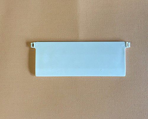 cg-sonnenschutz 20 Stück Beschwerungsplatten Breite 127 mm Gewichte für Vertikaljalousie Lamellen Vorhang Vorhang-Lamellen 127 mm weiß aus Kunststoff