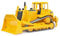 bruder 02422 - Cat Bulldozer, Räumschild höhenverstell-, absetz-, kipp- und arretierbar