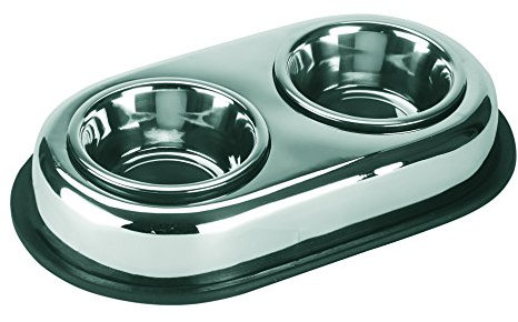 Kerbl Pet Gamelle INOX Duo 2X450 ML