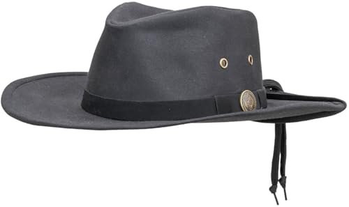 OutbackTrading Cowboyhut Westernhut, schwarz, XL