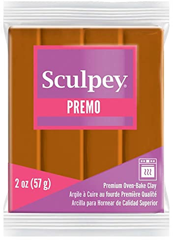 Sculpey Premo Raw Sienne 2Oz, 57 gr