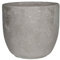 Mica decorations Übertopf JIMMY, rund 708773, grau, H 18 d 19 cm