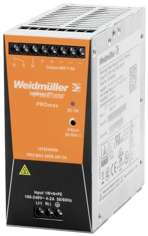 Weidmüller PRO MAX 240W 24V 10A Hutschienen-Netzteil (DIN-Rail) 24 V/DC 10A 240W