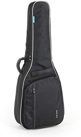 GEWA Gig Bag Economy 12mm per basso acustico, nero (antistrappo e impermeabile, imbottitura da 12mm, cinghie a zaino di lusso, ampio scomparto per accessori) 212300