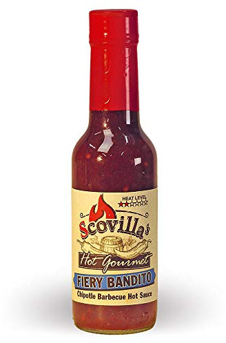 Scovilla’s Hot Gourmet Fiery Bandito Chipotle Barbecue, Sauce épicée, 148 ml