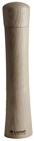 Legnoart Gusto Ashwood Pfeffer und Salzmühle mit verstellbarem Keramik Mahlwerk, klein, beige