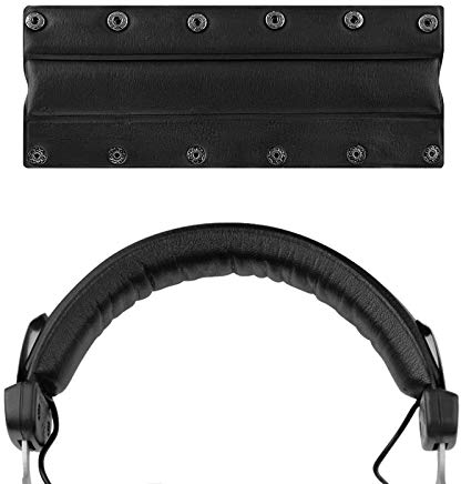 Geekria Comfortable Headband Pad Compatible with Beyerdynamic DT990PRO/DT990/DT880/DT860 Headphones Replacement Band, Repair Part (Black)