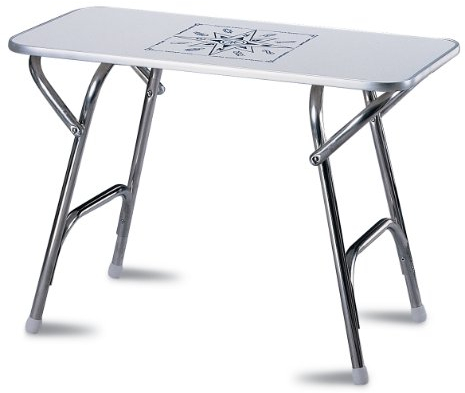 FORMA MARINE Tavolo Cena 44 X 88 X 70CM, Barca da Tavolo, Pieghevole, Rettangolare, anodizzato, in Alluminio, Modello M200H