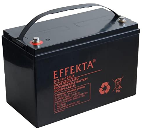 Florsol Effekta AGM Akku Batterie Typ BTL12-100 12V 100Ah Innengewinde M8