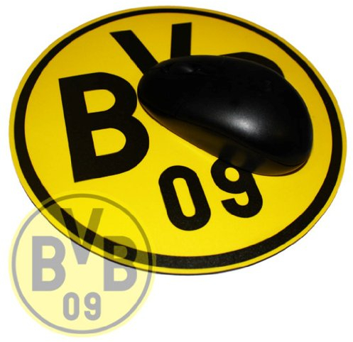 Borussia Dortmund Mousepad / Mauspad Fan Edition - Emblem BVB 09