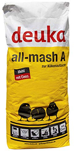 Deuka All-mash A Mehl mit Cocc 9,50 kg Kükenfutter Kükenaufzuchtfutter