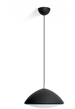 Philips 4095730PN InStyle Pendelleuchte Arch, 60 W, Metall, E27, schwarz, 39,9 x 39,9 x 34,5 cm