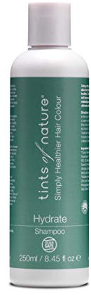 Tints of Nature Natural and Organic Hydrate Shampoo, Natur-und Bio-Hydrate Shampoo, intensiv feuchtigkeitsspendend, vegan, 1 x 250 ml