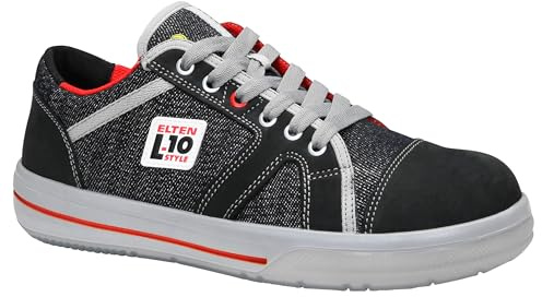 ELTEN Sicherheitsschuhe Sensation Lady Low ESD S2, Damen, Leder/Textil, Stahlkappe, leicht, sportlich