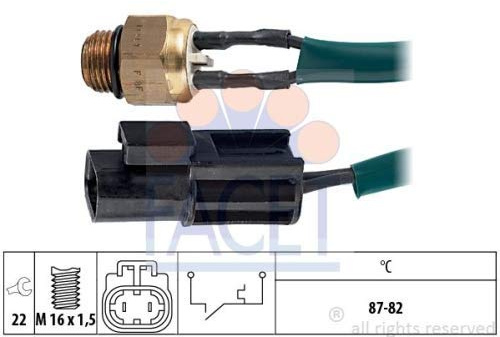 Facet 7.5112 Temperaturschalter, Kⁿhlerlⁿfter