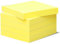 BIZSTIX® Office Haftnotizen (5 Stück) -zitrone- signal neon gelb 7,5 x 7,5 cm